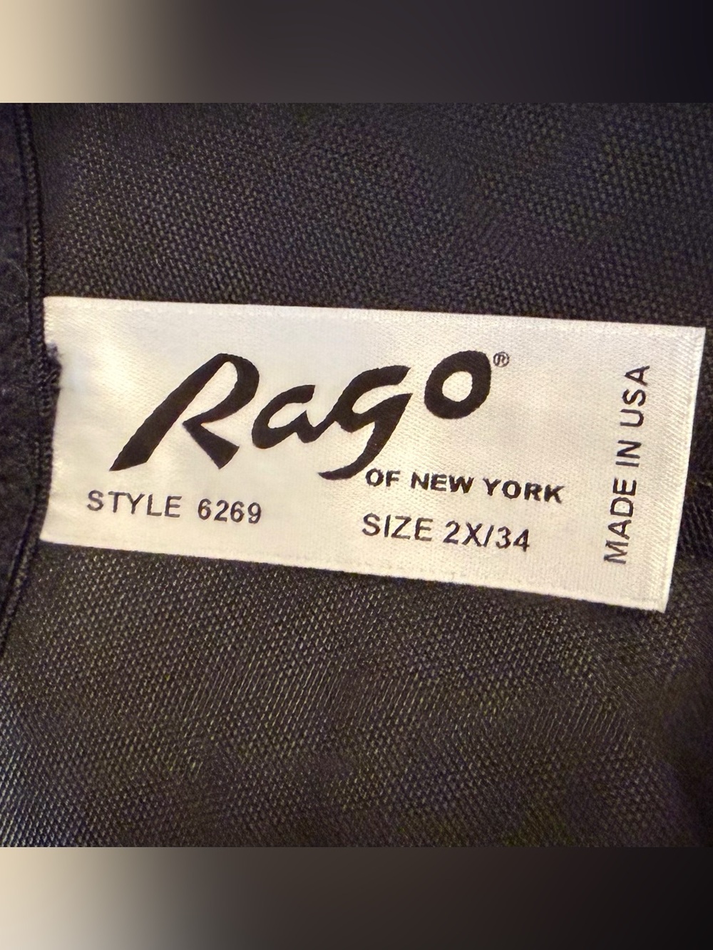 Rago Shapewear Lace Trim Capri Shaper Pants Black Plus Size 2X  Retro Coquette - Picture 3 of 10